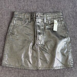 NWT Gap Metallic Silver Girl’s Skirt size 10
